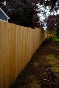Our completed fence